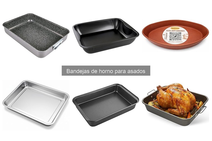 Tipos de bandejas de horno para asados: Mejores opciones