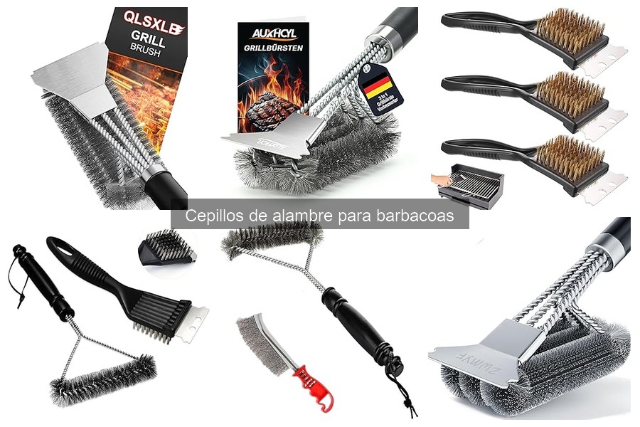 Tipos de cepillos de alambre para barbacoa: guía completa