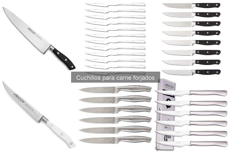 Tipos de cuchillos para carne forjados: características y usos