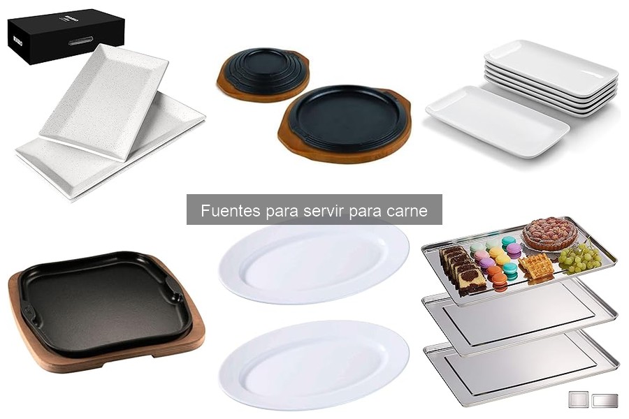 Tipos de Fuentes para Servir Carne: Características Esenciales