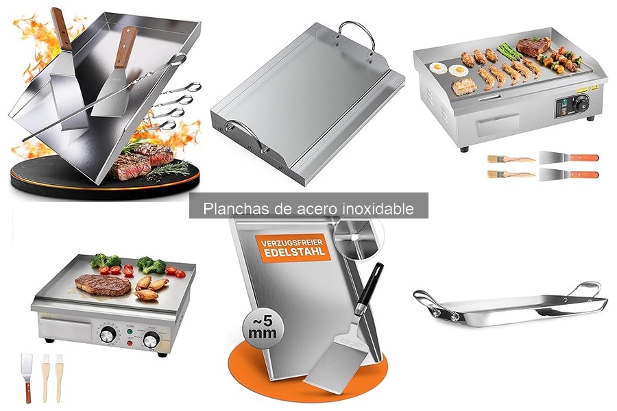 Tipos de Planchas de Acero Inoxidable para Cocinar
