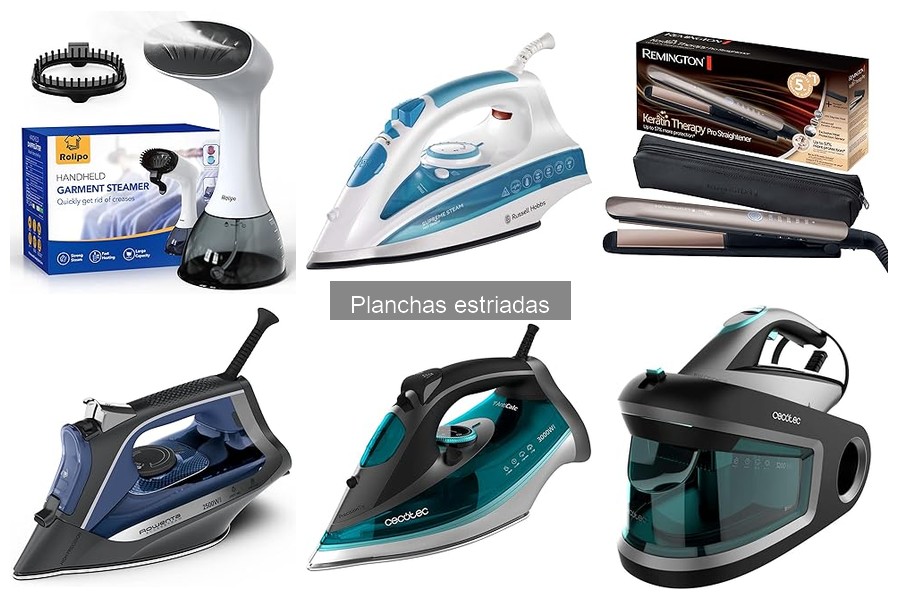 Tipos de planchas estriadas y sus diferencias