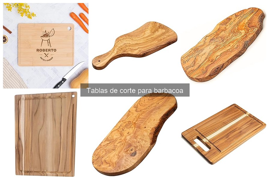 Tipos de tablas de corte para barbacoa: madera, plástico y más