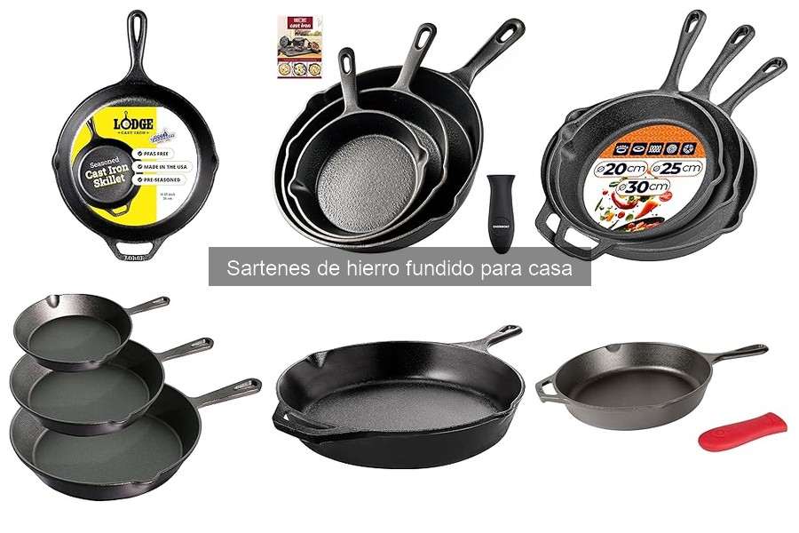 Todo sobre las sartenes de hierro fundido en casa