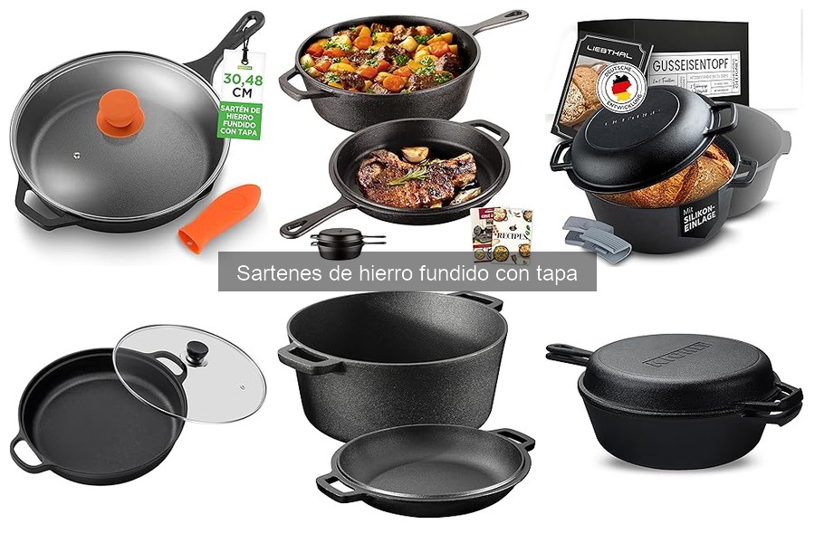 Ventajas de las sartenes de hierro fundido con tapa