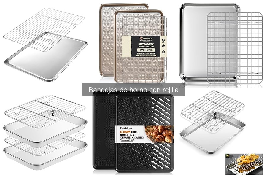 Ventajas de usar bandejas de horno con rejilla en casa