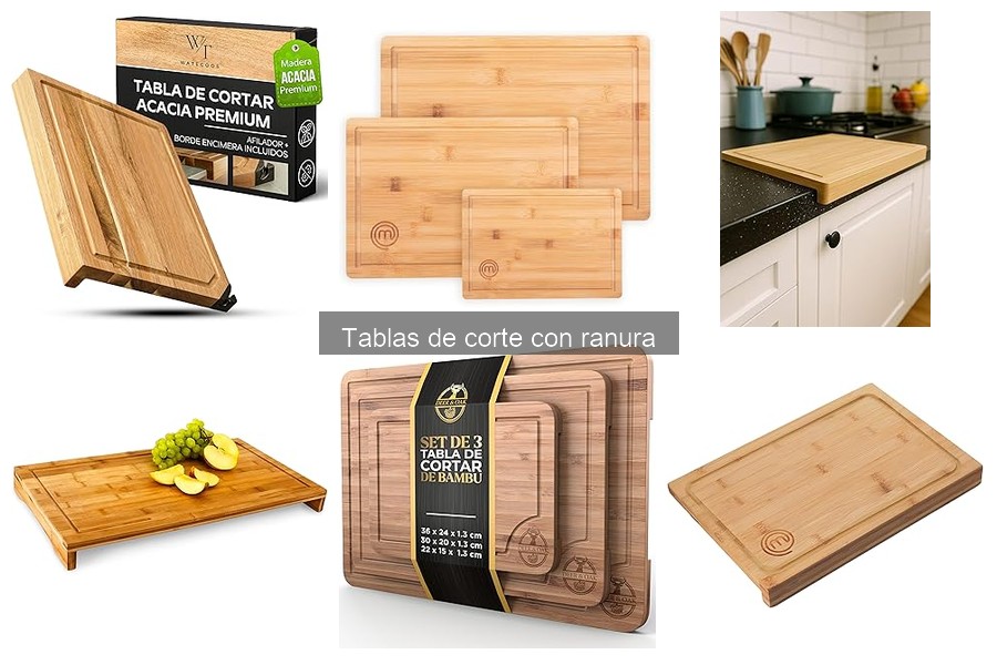 Ventajas de usar tablas de corte con ranura en la cocina