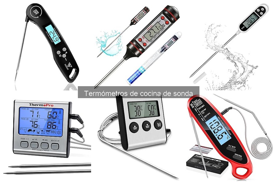 Ventajas de usar un termómetro de cocina de sonda