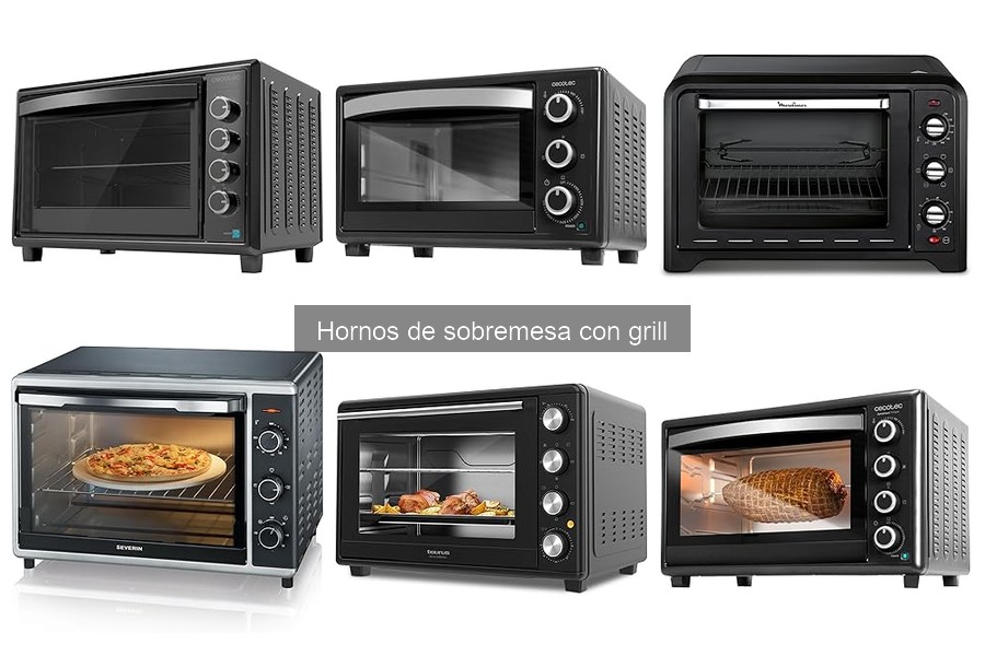 Ventajas y desventajas de hornos de sobremesa con grill