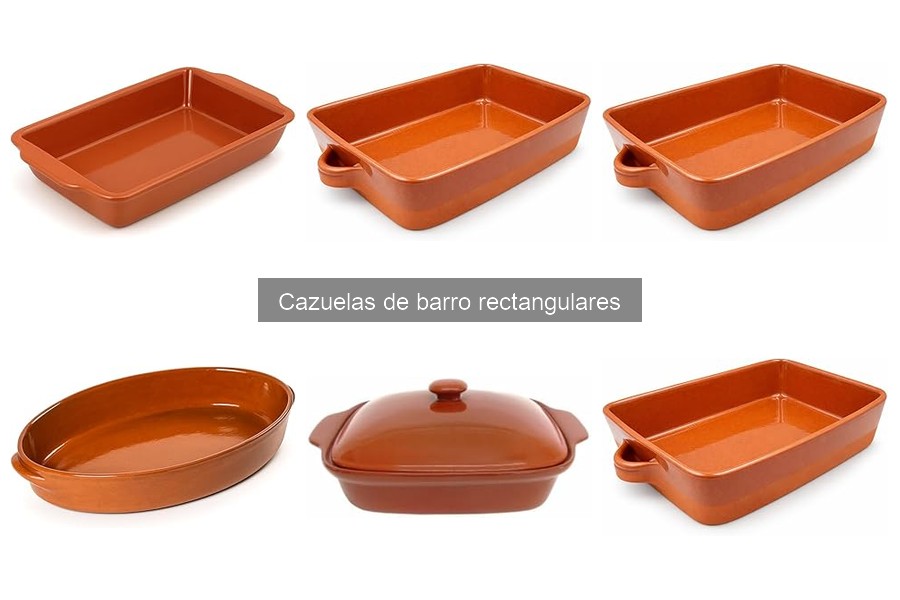 Ventajas y desventajas de las cazuelas de barro rectangulares
