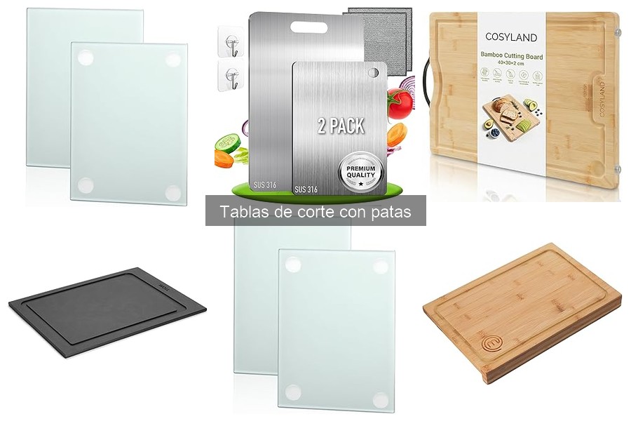 Ventajas y desventajas de las tablas de corte con patas