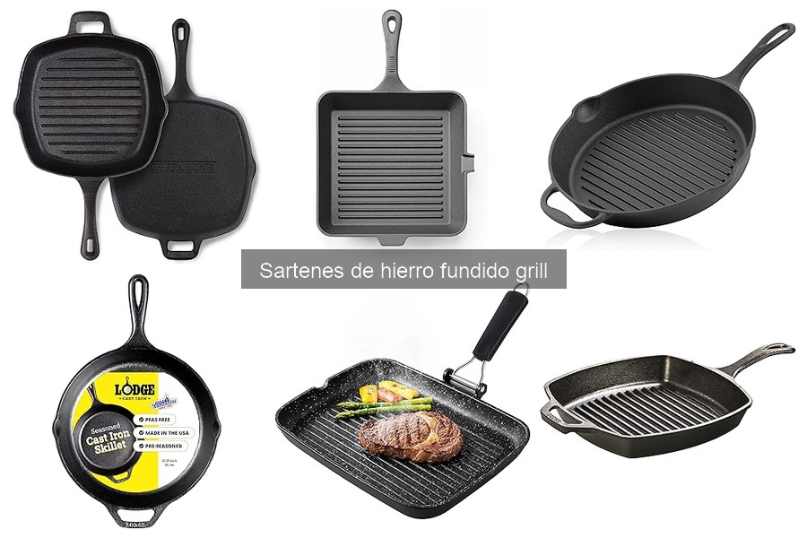 Ventajas y desventajas de sartenes de hierro fundido grill