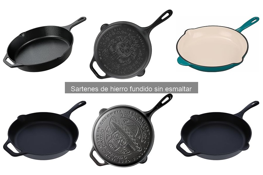 Ventajas y desventajas de sartenes de hierro fundido sin esmaltar