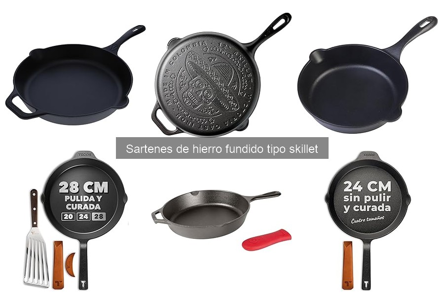 Ventajas y desventajas de sartenes de hierro fundido
