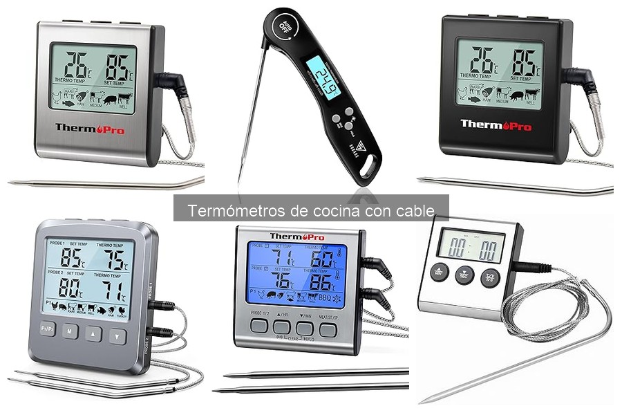 ** Ventajas y Desventajas de Termómetros de Cocina con Cable