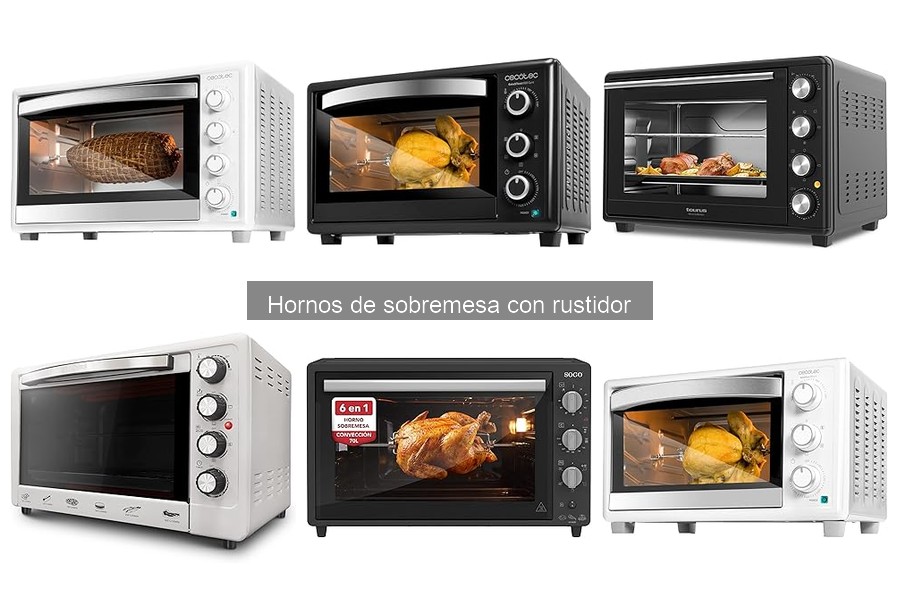 Ventajas y desventajas del horno de sobremesa con rustidor